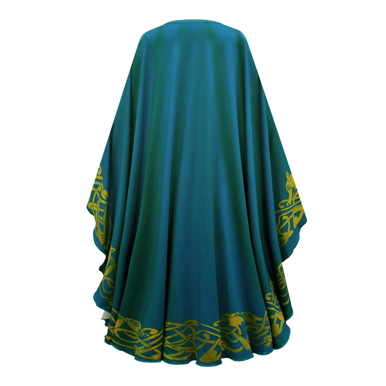 Готическое винтажное длинное платье принцессы Мерида с париком детская