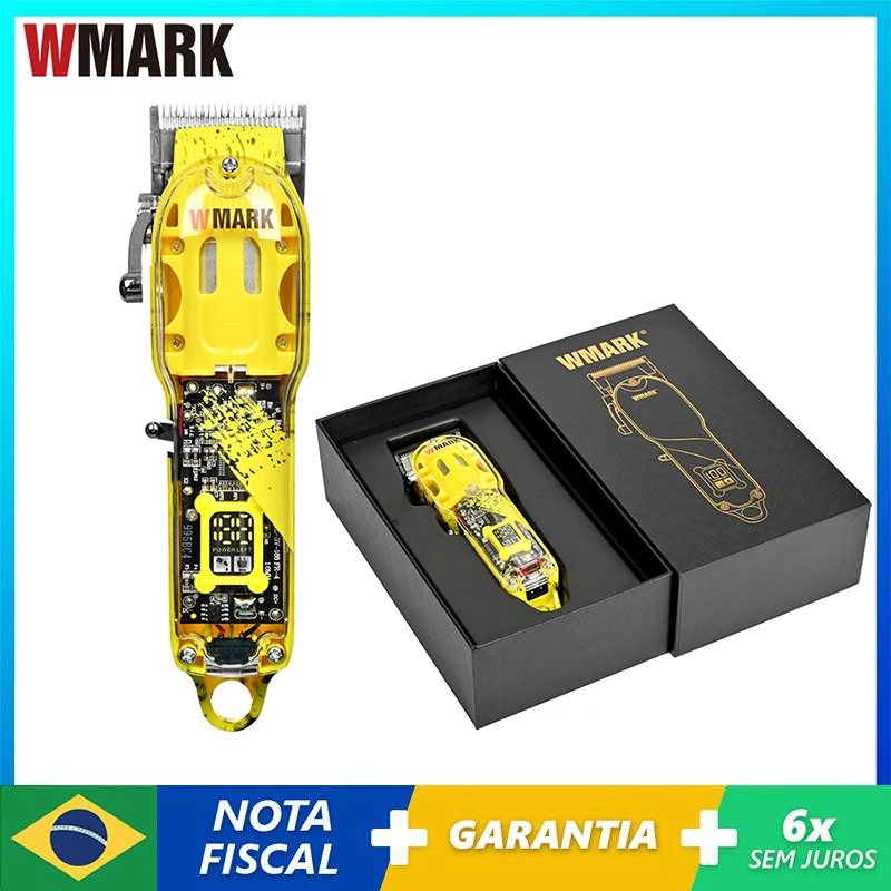 

WMARK NG-408 Electric Hair Clipper Hair Cutting Maching Hair Styling Trimmer Professional Barber Cordless Hair Trimmer For Men