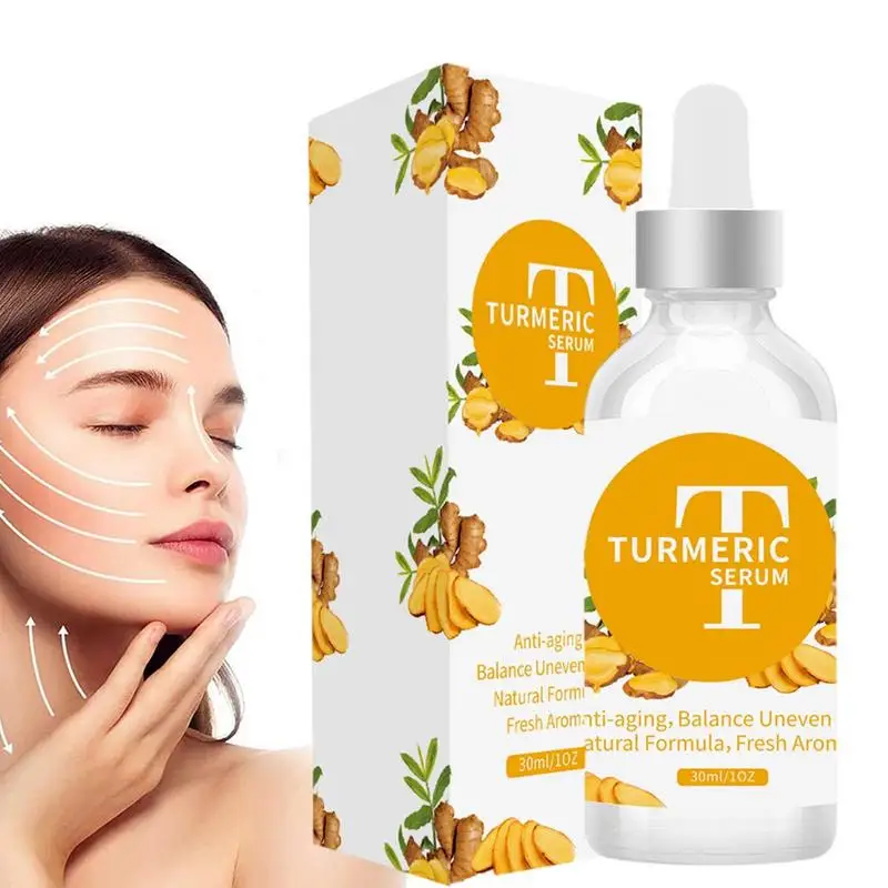 

Natural Turmeric Whitening Oil Curcumin Oil Brighten Lighten Dark Spot Improve Roughness Skin Care 30ml