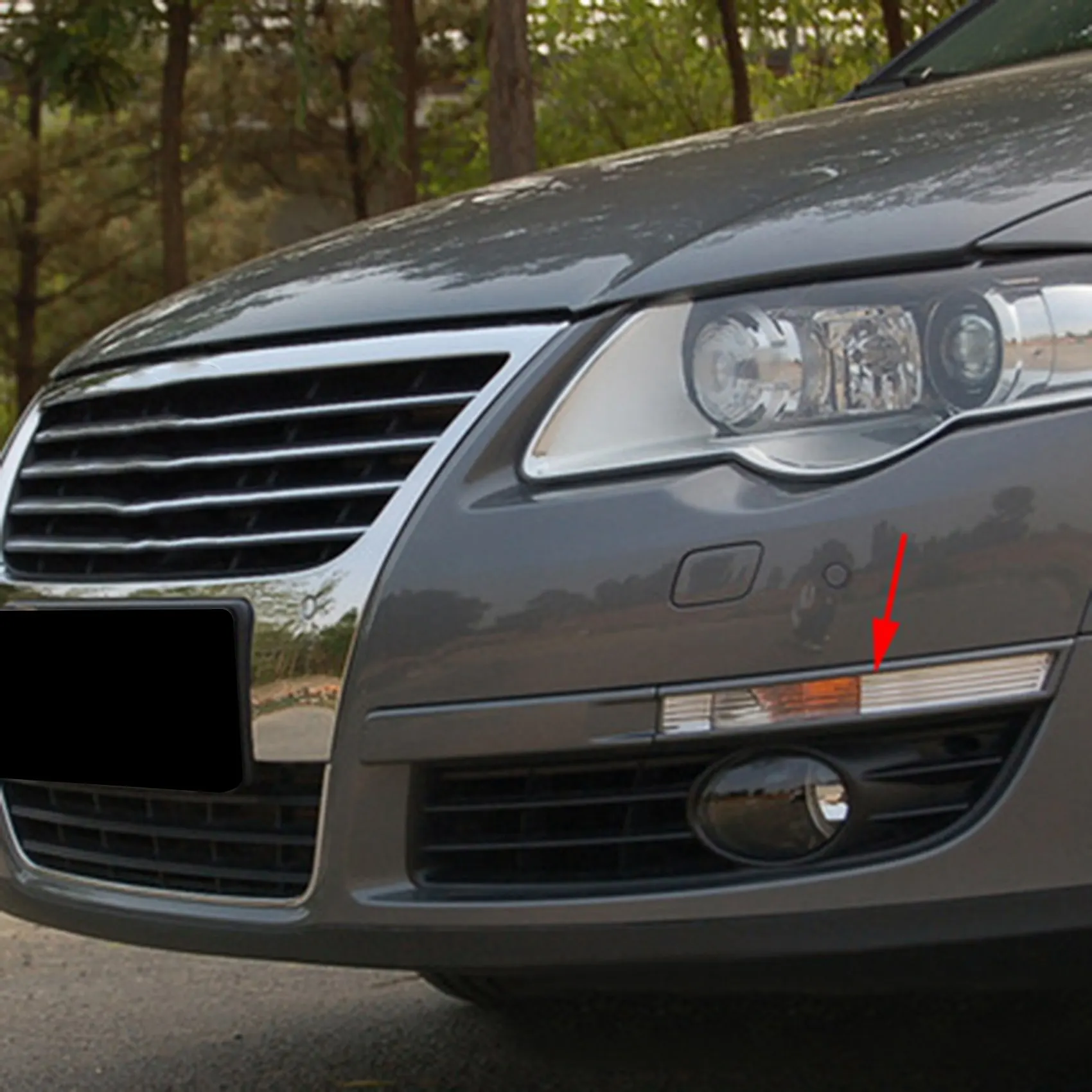 Автомобильный передний правый бампер сигнал поворота задняя крышка для PASSAT B6 2006