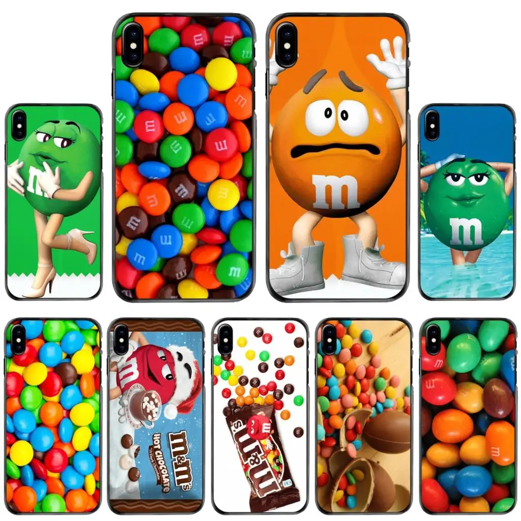 

M & M Chocolate Candy Hard Milk Hard Phone Cover Case For Apple iPhone 11 12 13 14 Pro MAX Mini 5 5S SE 6 6S 7 8 Plus 10 X XR XS