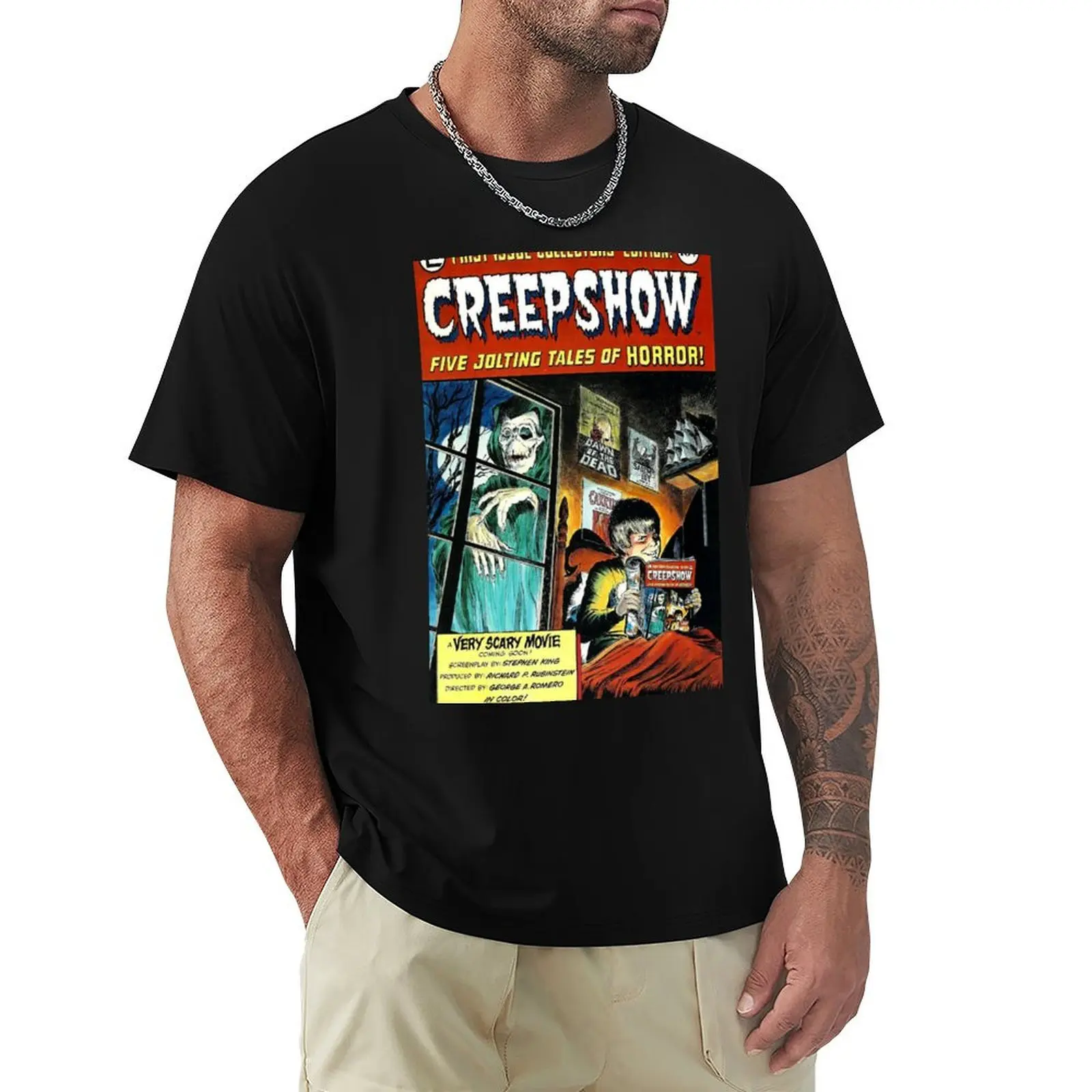 Фото Футболка Creepshow для летних видов спорта, быстросохнущая. №1