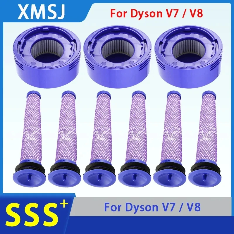 For Dyson V8 V7 HEPA Filter Spare Parts Robot Vacuum Front a