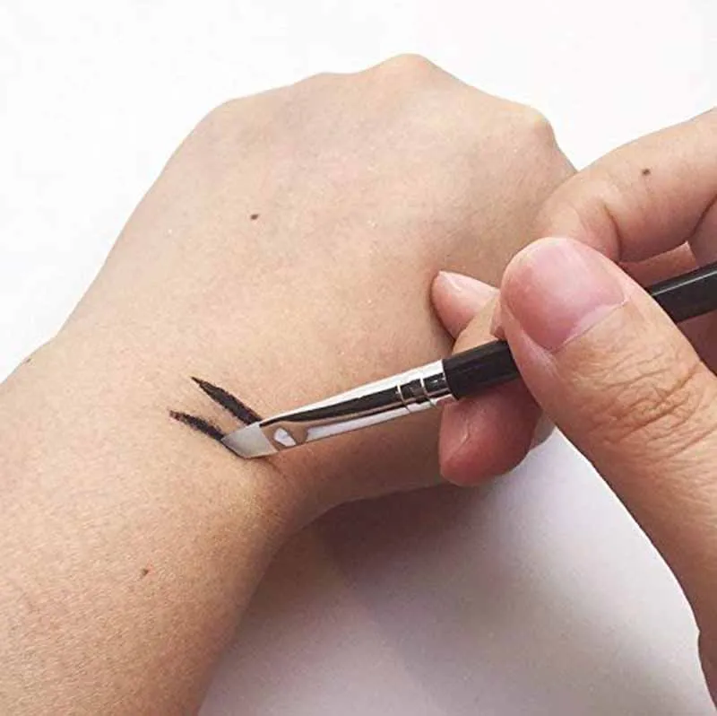 Кисти для макияжа силиконовая головка тени искусственная кисть подводка глаз