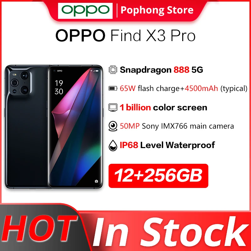 OPPO Find X3 Pro Teléfono Móvil, Smartphone Original 5G con...