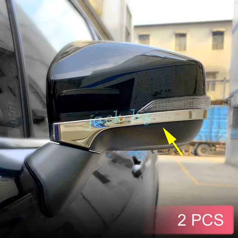 Embellecedores de espejo retrovisor lateral de acero inoxidable para Subaru Forester SK Crosstrek Ascent XV 2019 2020 2021 2022 Accesorios
