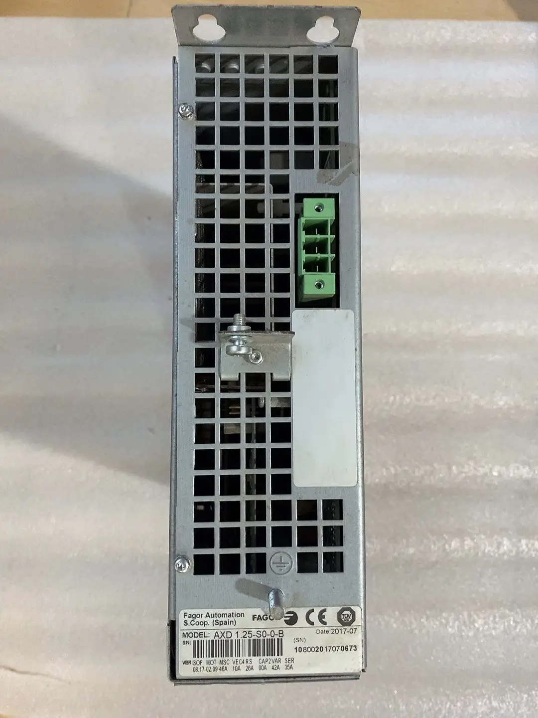 б/у AXD1.25-S0-0-B Сервопривод Fagor AXD1.25-S0-0 быстрая доставка