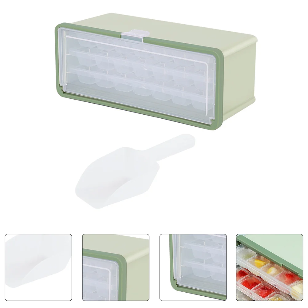 

1 Set Tray Cube Trays with Bin Sugar Molds Diy Cube Maker with Lid Cube