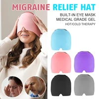 gel ice headache migraine relief hat reusable hot cold therapy ice cap pain relief ice pack eye mask for tension sinus puffy eye