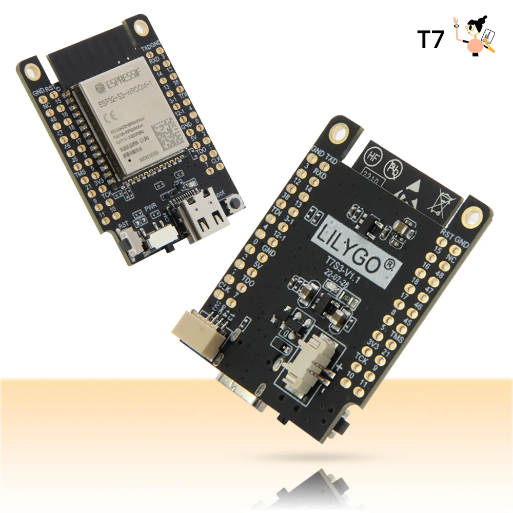 

LILYGO® T7 Mini32 ESP32 Development Boards, ESP32-S3 ESP32-WROOM ESP32-D0WDQ6 Module, Support WiFi Bluetooth,Arduino Electronics