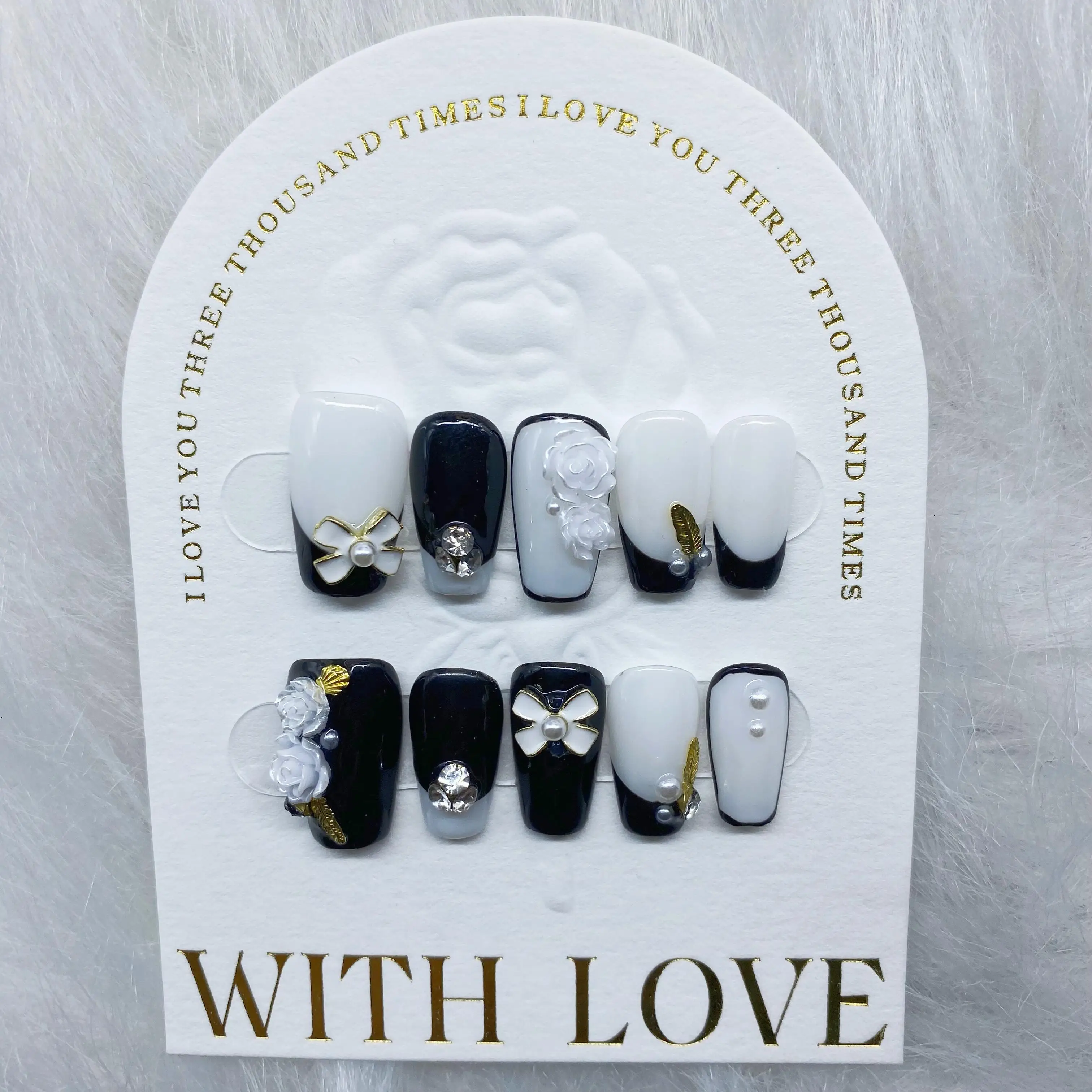 Французская камелия Noir Elegance Съемный отбеливающий съемный многоразовый