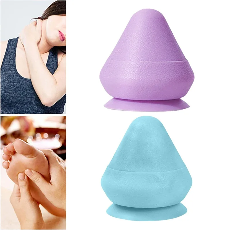 

Silicone Massage Cone Solid Adsorption Ball Thoracic Spine Back Scapula Foot Yoga Muscle Release Massage Apparatu Massage Tools