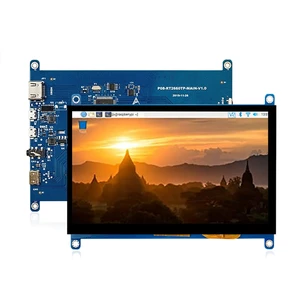 Top Deals 7 Inch 1024X600 IPS Capacitive Touch Screen Monitor With HDMI-Compatible VGA Interface Display For Raspberry Pi 4B 3B