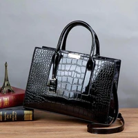 fashion large women bags crocodile wrap handbag womens black shoulder strap handbag bags for women 2022 new luxury handbags
