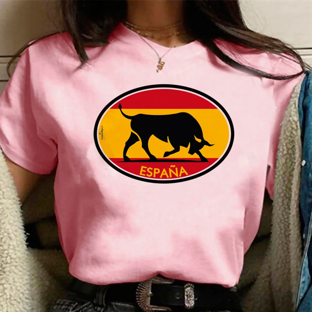 

Spanish Bull Tee women funny summer anime t-shirts female Japanese clothes