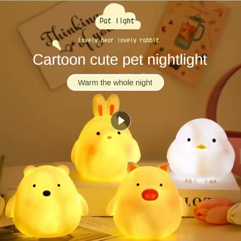 

Bedroom Portable Safety Creativity Not Dazzling Fashion Lamp Ornaments Beautiful Household Child Durable Night Light Cartoon