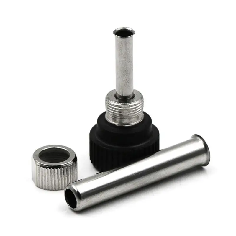 

3PCS Electric Soldering Head Welding Accessories Socket+Nut+Bakelite Head For 936 Iron Head Cannula Iron Tip Bushing
