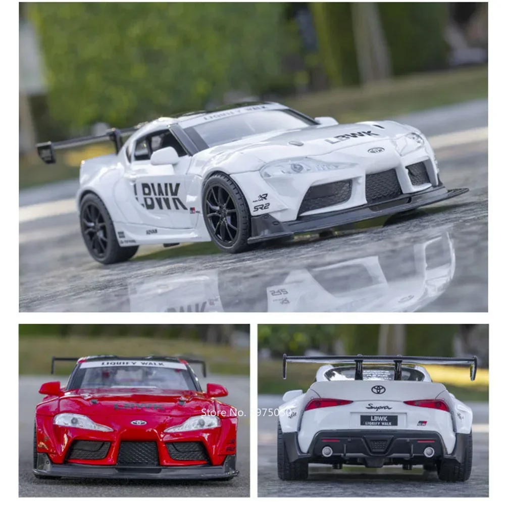 1/22 Supra литые под давлением игрушки из сплава модели автомобилей 4-дверный