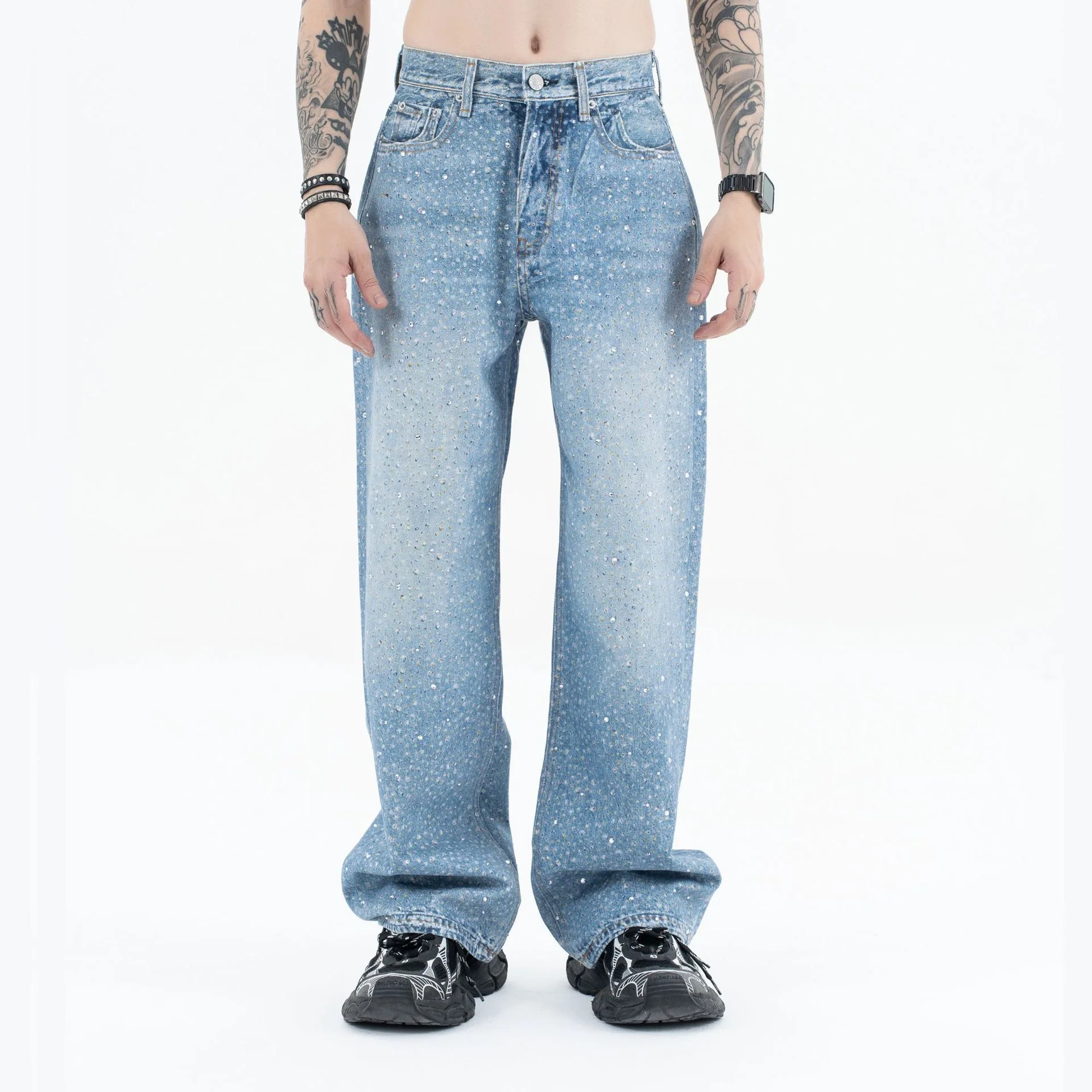 Джинсы AC Hot Drill Design