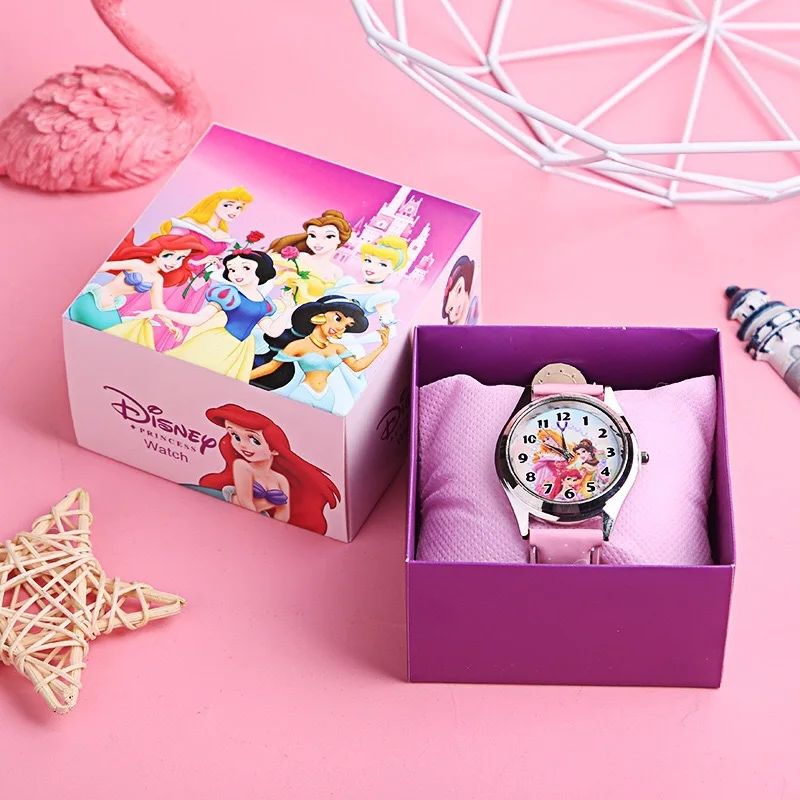 Disney Doraemon Children's Watch Cartoon Anime figure The Avengers Spiderman Mickey kids Watch gift with box Random dial pattern images - 6