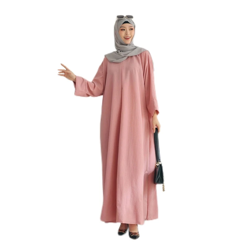 Muslim Dress Prayer Garment Jilbab Abaya Ramadan Gown Abaya for Womens Girls