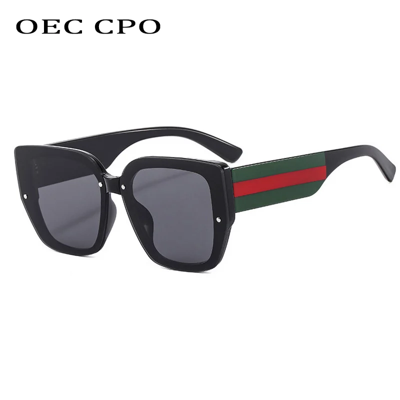 

Punk Big Frame Square Sunglasses Women Men Fashion Tricolor Legs Goggle Sun Glasses Female Retro Shades UV400 Eyewear Oculos