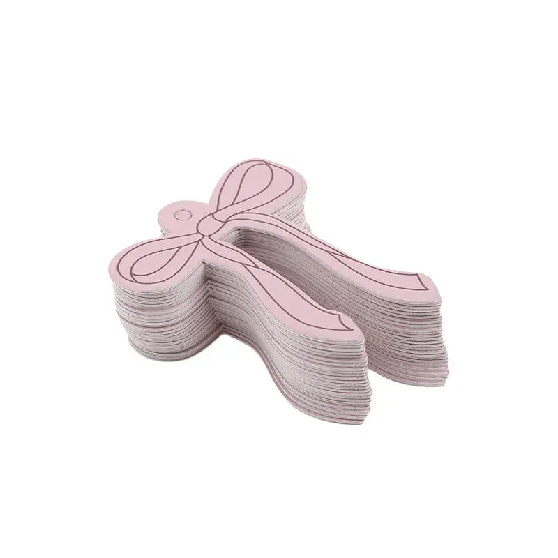 

Картонные подарочные бирки розового цвета 50 шт