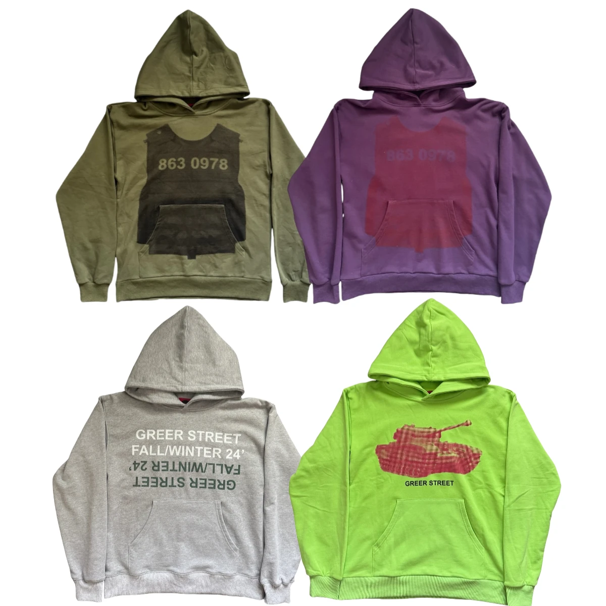 Женские толстовки BiggOrange с принтами в стиле панк