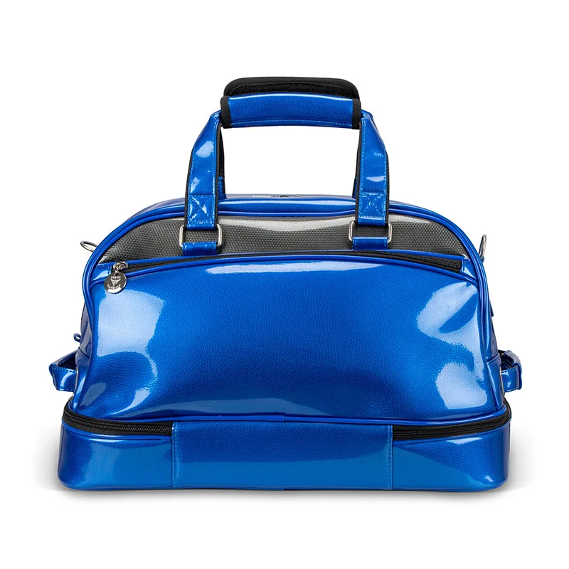 Playeagle Fashion Crystal Pu Leather Clothing Golf Clothes Travel Golf Boston Duffle Bag with Shoe Compartment