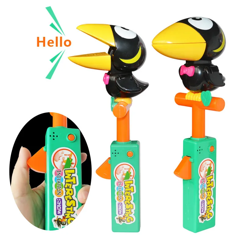 

Talking Crow Toy Recording Talking Toys Lovely Sound Record Speaking Animal Funny Vocal Toys For Children Kids Girls Gift