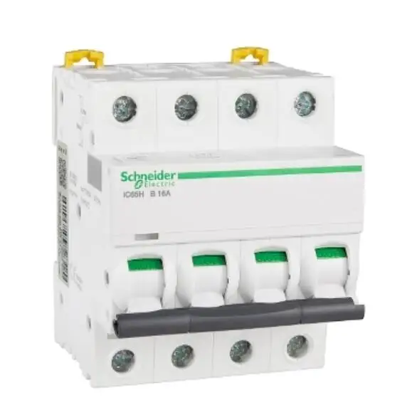 A9F27406 IC65H 4P B6A | 6А Б Миниатюрный автоматический выключатель 10кА IC65