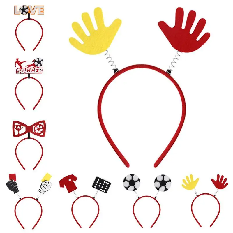 

Football Headband Hair Hoop For Soccer Game Cheer Up Headwear Football Fans Supplies For Women Girls Youth 2022 New