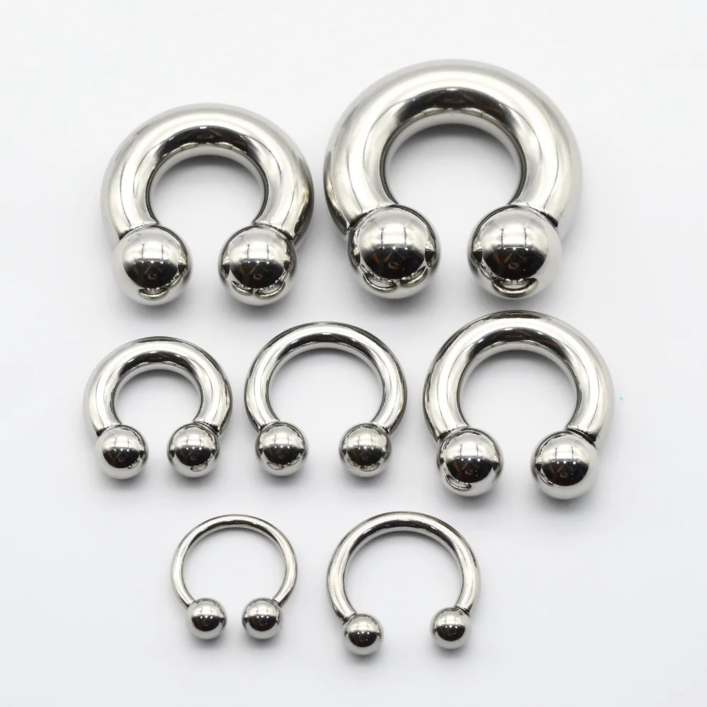 Кольцо-Подкова из нержавеющей стали 12-00 г