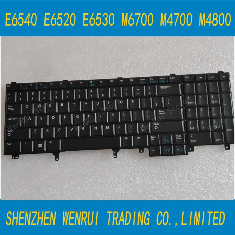 

Клавиатура для ноутбука Dell Precision M4600, M4700, M4800, E6540, E6520, E6530, M6700, США, подсветка, указатель
