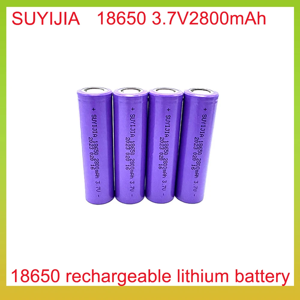 

SUYIJIA 18650 3.7V 2800mAh for Strong Light Flashlight Clock Game Console Remote Control Shaver Toy Digital Camera MP3/MP4