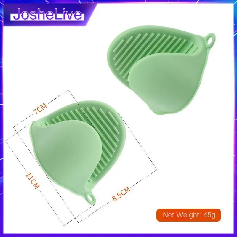 

1pcs Thermal Insulation Hand Clips Double Ear Plate Type Baking Oven Hand Clip High Toughness Anti Slip Hand Clip Silicone