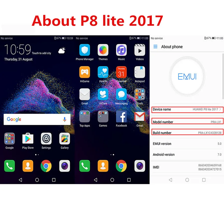 5 2-дюймовый ЖК-дисплей для Huawei P8 lite 2017 преобразователь сенсорного экрана в сборе