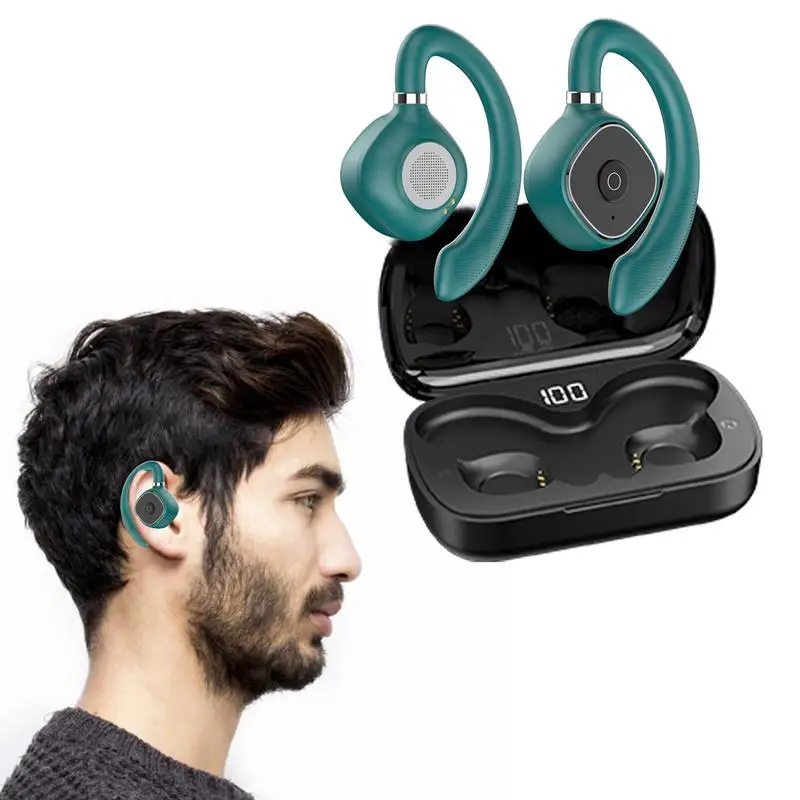 

Workout Headphones Bone Conduction Open Ear Headphones OpenBuds True Wireless 5.1 Earbuds With Mic Workout Earbuds Up To 15