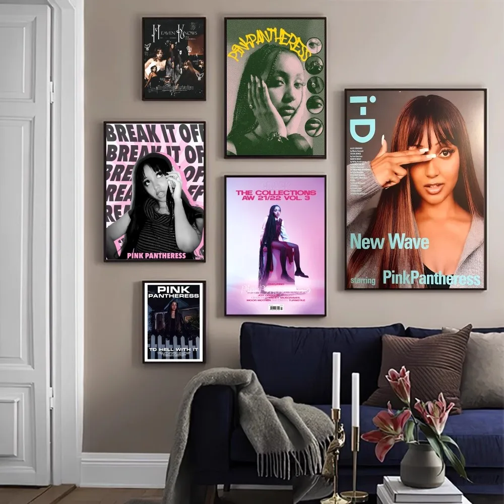 Высококачественный плакат P-PinkPantheress Singer