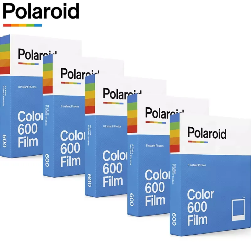 

Polaroid 600 Color Film White Frame Instant Photo Paper 8-40 Sheets For Polaroid 636 637 640 660 Onestep2 Plus Instax Camera