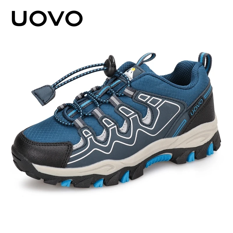 UOVO 2021 Новое поступление кроссовки для мальчиков детские дышащие детские туристические ботинки Уличная обувь весна-осень Европейский #27-39