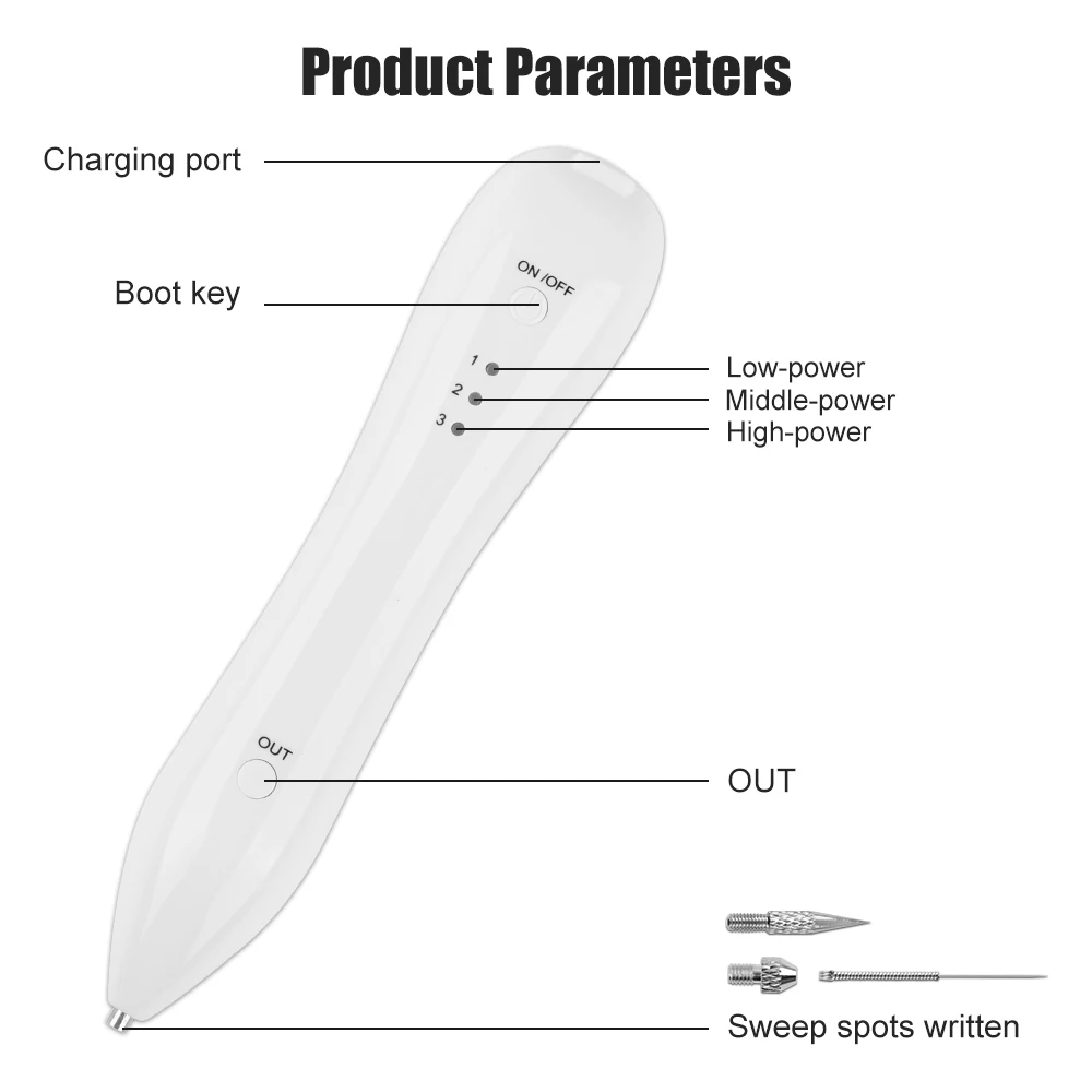 Лазерный прибор для удаления веснушек аппарат черных точек на коже бородавок