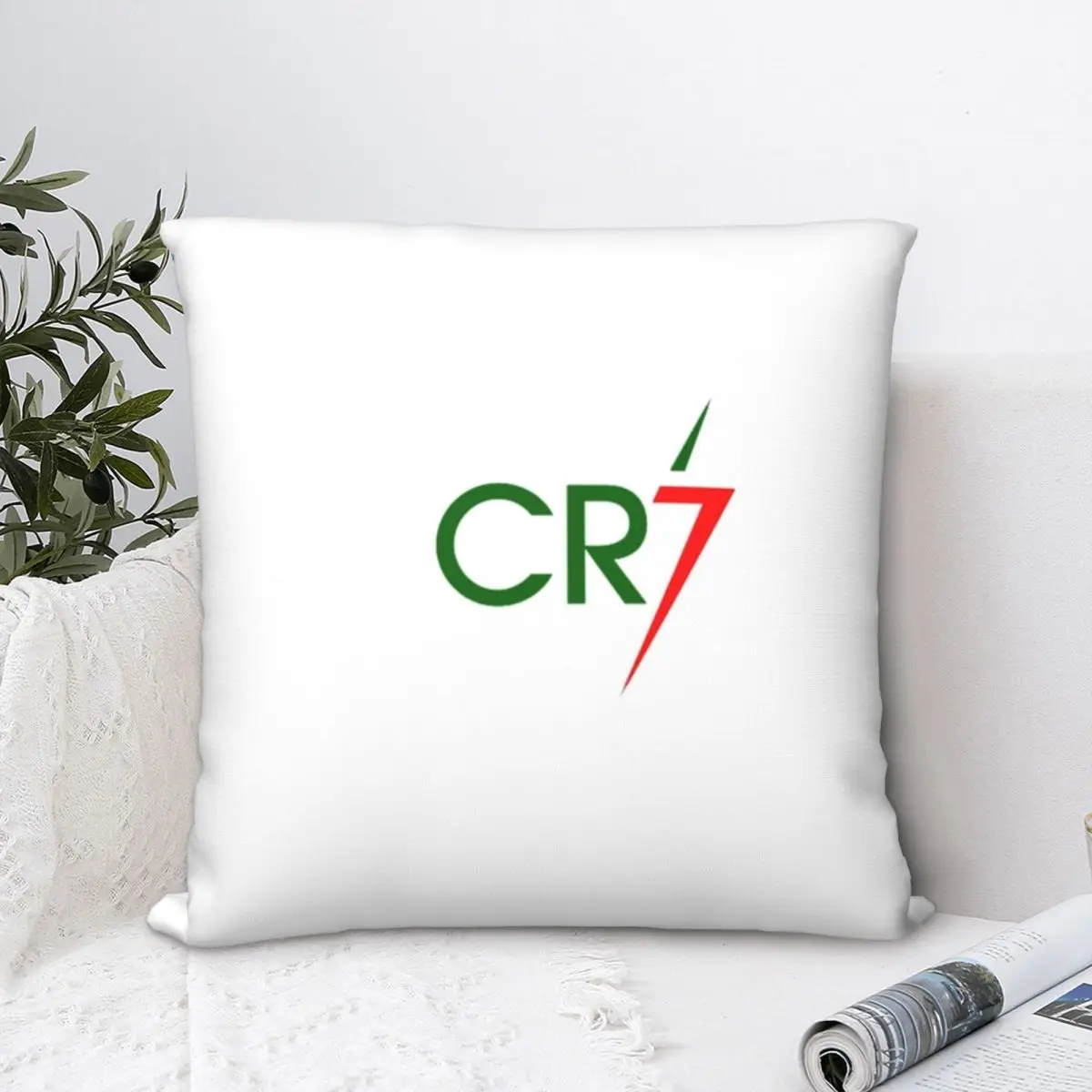 

Cristiano Ronaldo Cr7 Square Pillowcase Polyester Pillow Cover Velvet Cushion Zip Decorative Comfort Throw Pillow For Home Sofa