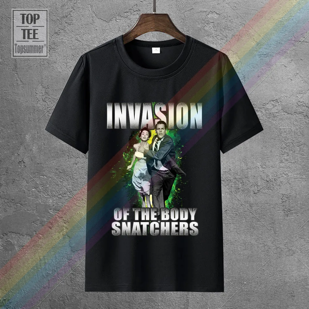 

Футболки с надписью «Вторжение тела», ретро-футболка с черепом, брендовая одежда в готическом стиле, футболка для спортзала, забавные ужасн...