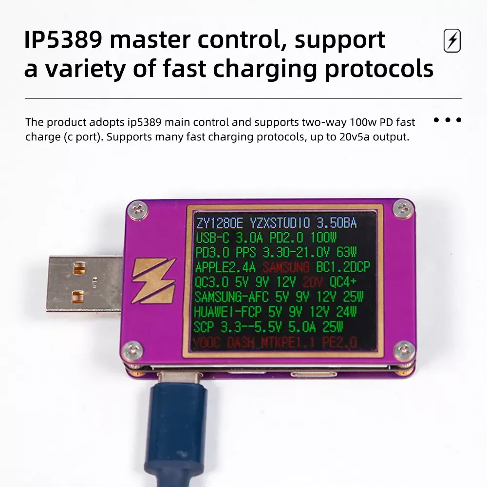 

2023IP5389 Two-Way Fast Charging pd100w Mobile Power 리듐 18650 Battery 38400mah External Portable Power Bank DIY Free Welding