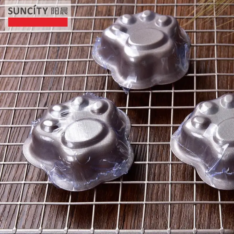 

Cat Footprint Feet Mould Cake Mold Cat Paw Mold Creative Cookie Fondant 3D DIY Cat Paw Carbon Steel Bakeware Kitchen Accessories