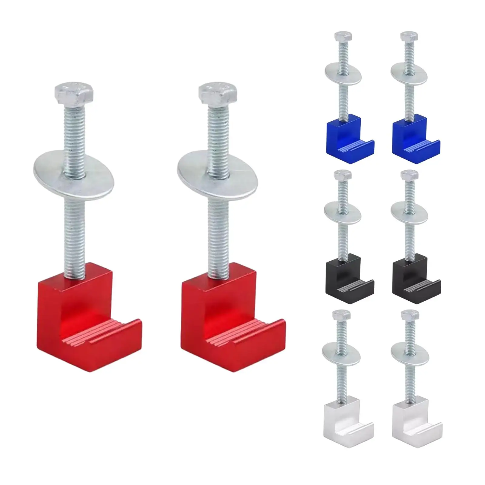 4 шт. J-крючок кроссовер ящик для инструментов алюминиевый практичный пикап