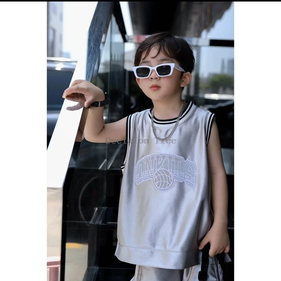 Комплект спортивной баскетбольной униформы в американском стиле для мальчиков