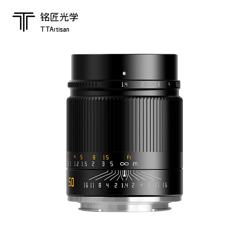 TTArtisan 50 мм F1.4 ASPH полная Рамка Ручной фокус линзы для Sony E Canon RF Nikon Z Sigma Lumix Leica L
