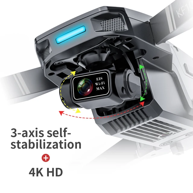 New KF101 MAXS 4K Professional Drone HD Camera 5KM Digital Image Transmission GPS 5G WIFI 3-axis Gimbal Brushless Smart Follow 5